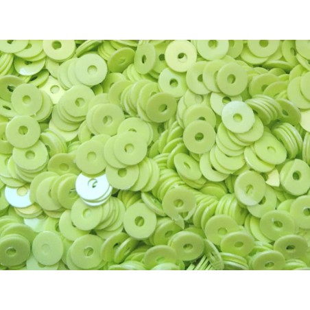 Paillette 4 mm - foro centrale - paradise green - 5 grammi