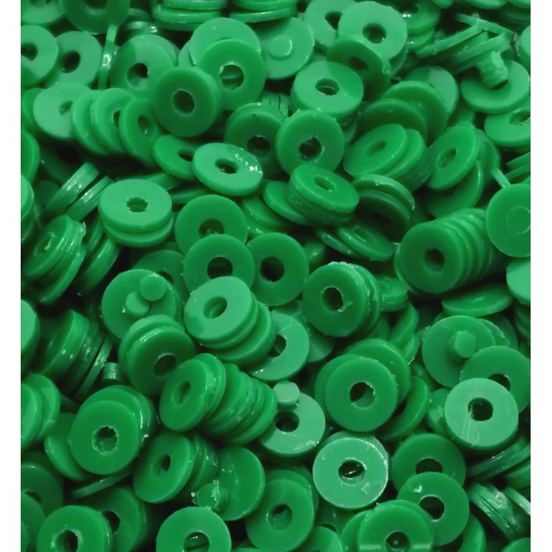 Paillette 3 mm - foro centrale - dark green - 5...