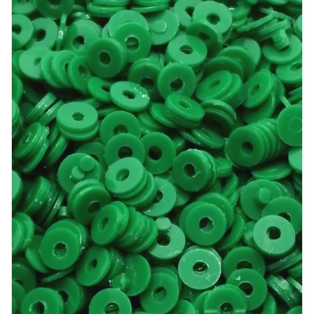 Sequins 3 mm - central hole - dark green - 5 grams
