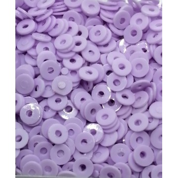 Paillette 3 mm - foro centrale - Lilla - 5 grammi