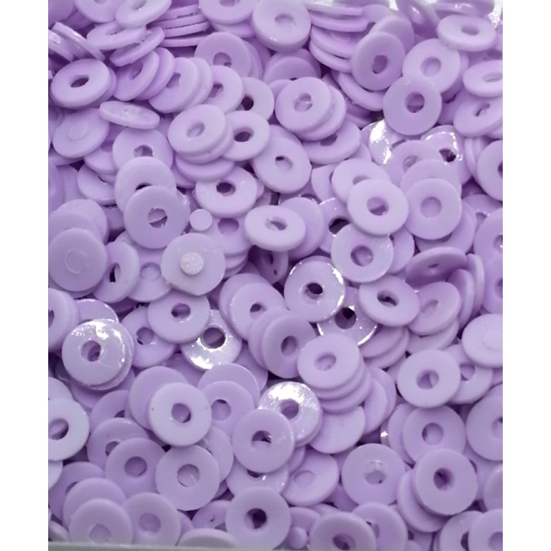 Sequins 3 mm - central hole - Lilac - 5 grams