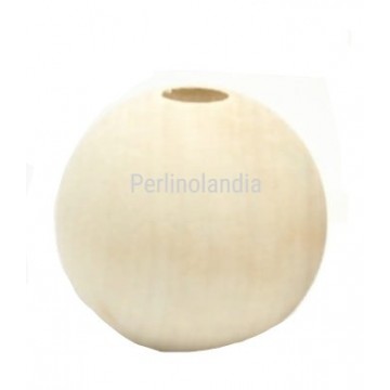 Sfera in legno da decorare -35 mm - 1 pezzo