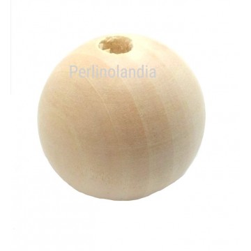 Sfera In Legno Da Decorare - 30 Mm - 1 Pezzo