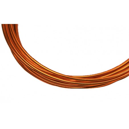 Wire 0,1mm - moldable aluminum Stafil - 5 meters - ORANGE