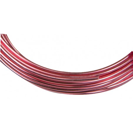 Wire 0,1mm - moldable aluminum Stafil - 5 meters - Pink