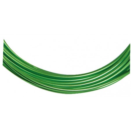 Wire 0,1mm - Moldable Aluminum Stafil - 5 Meters - Green