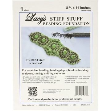 LACY'S STIFF STUFF  - BIANCO - 1 foglio - 21,6 x 28 cm