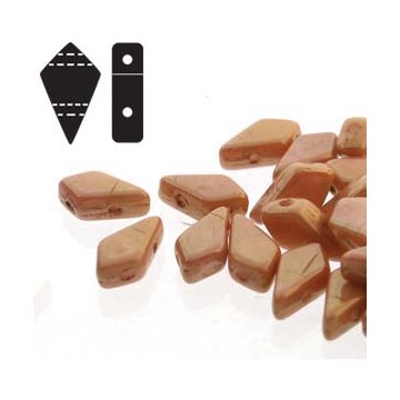 kite 9x5mm – Chalk Red Luster- 5 grams