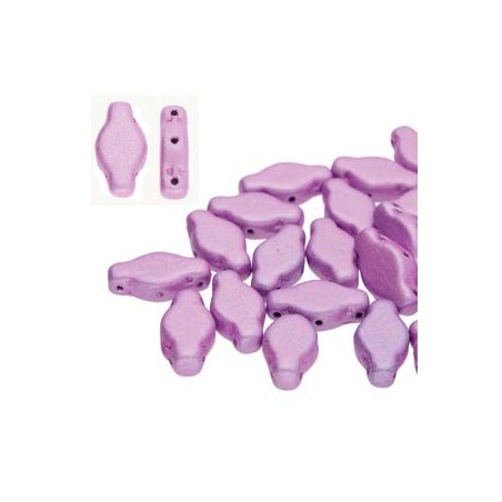 Navette 6x12mm  - Jet Suede Purple - 10 grammi
