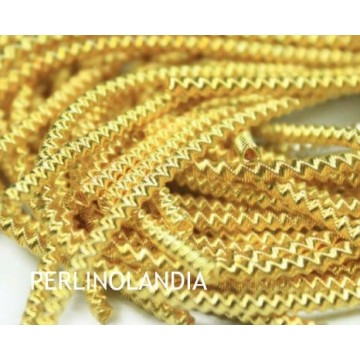 FRENCH WIRE SPIRAL -2 MM - GOLD (HARD CANUTIGLIA)