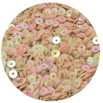 Sequins 4 Mm - Central Hole - 5 Grams - Pink Gold