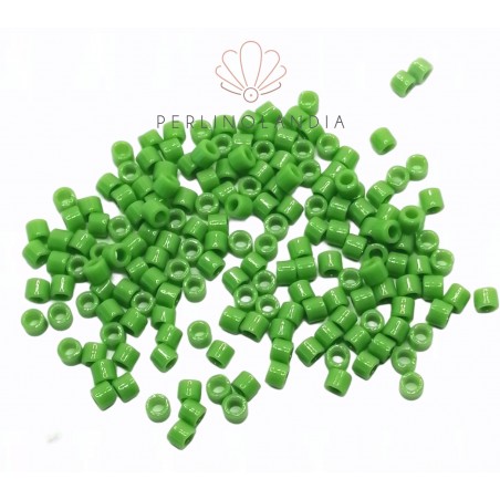 Miyuki Delica 10/0 - Opaque Pea Green- 5 Grammi - DBM0724