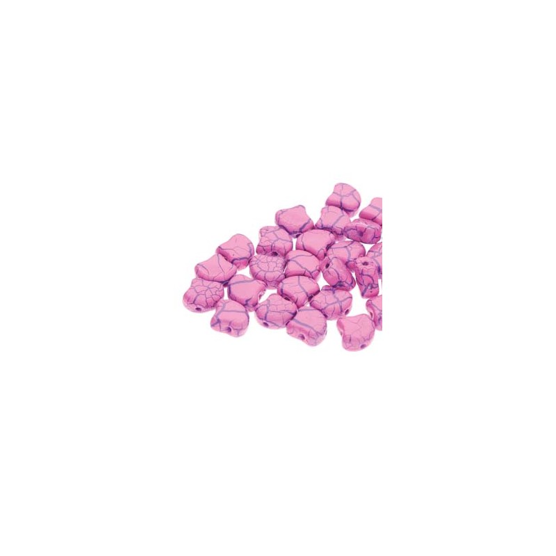Ginko Bead 7x7,5mm - Ionic Pink/Blue- 10 GRAMMI