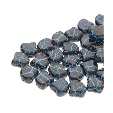 Ginko Bead 7x7,5mm -Ionic Jet/ Blue-  10 Grammi