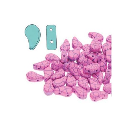 Paisley Duo 8x5mm- IONIC PINK/BLUE - 10 Grams