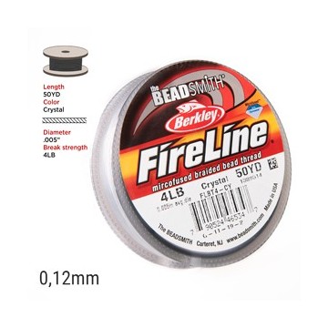 Filo Fireline - 0,12mm - crystal - 45 metri