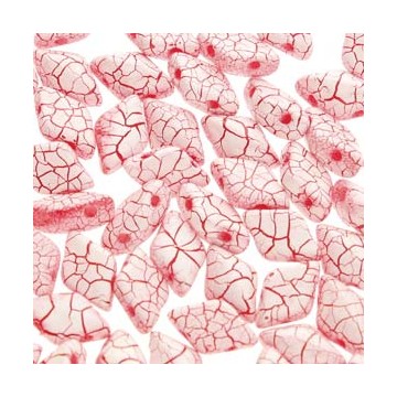 Gemduo 8X5mm- IONIC WHITE/RED - 5gr