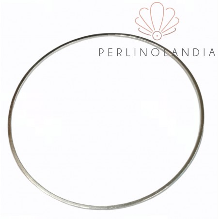 Rim Connector Pendant - 50 Mm - Silver - 1 piece