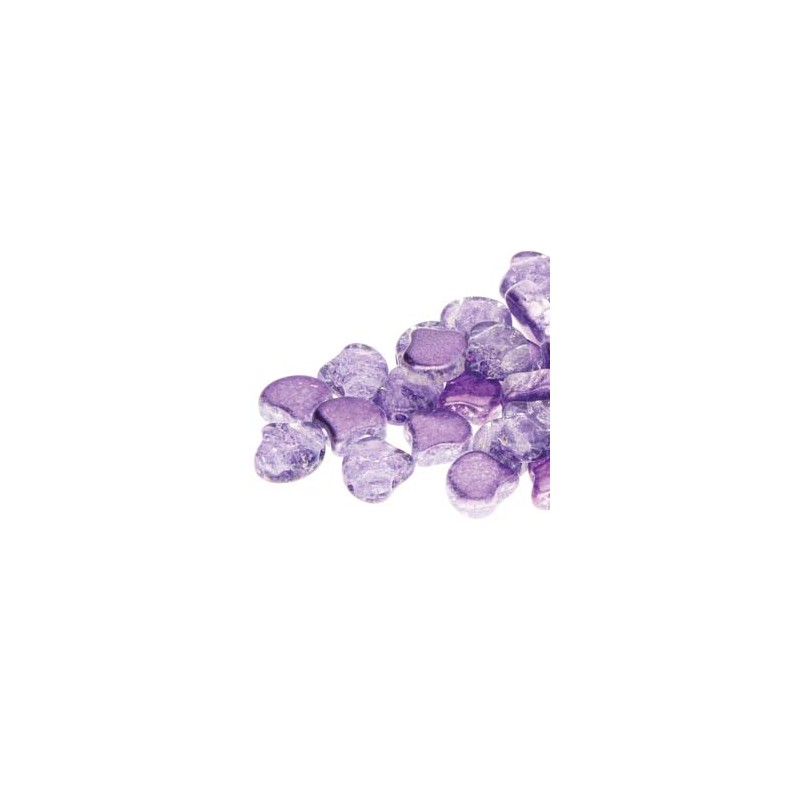 Ginko Bead 7x7,5mm - Slushy Purple Grape - 10...