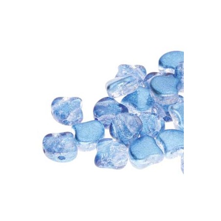 Ginko Bead 7x7,5mm - Slushy Blue Raspberry - 10 GRAMMI