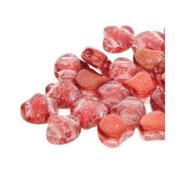 Ginko Bead 7x7,5mm - Slushy Strawberry - 10 GRAMMI
