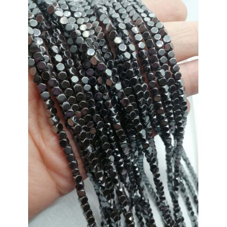 filo ematite CUBO 3 mm - JET EMATITE