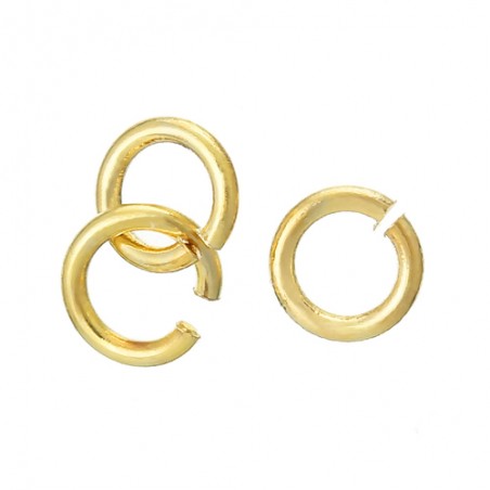 Cerchietti  APRIBILI - Placcato oro 18 KT- 4x 0,7mm - 25 pezzi