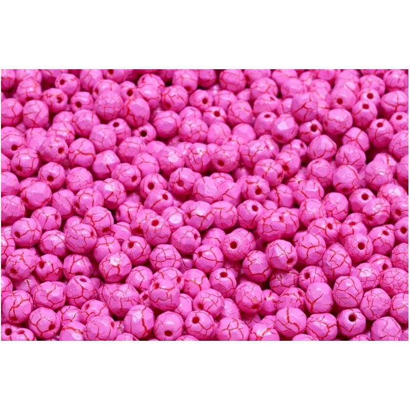 Mezzi Cristalli - 4mm – IONIC PINK/RED– 100 Pezzi