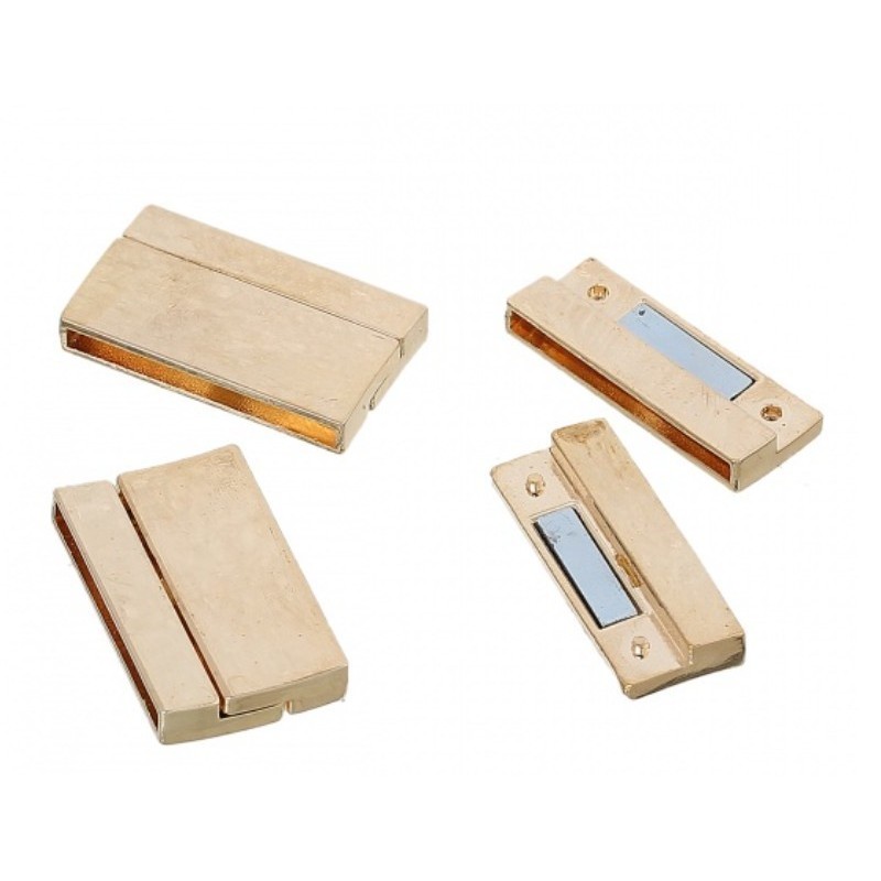 Chiusura calamita - dorata - 1 set - misura...
