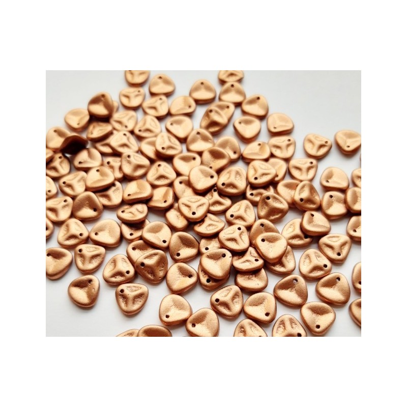 Rose Petal 8x7mm- Vintage Copper- 30 Pezzi