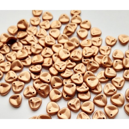 Rose Petal 8x7mm- Vintage Copper- 30 Pezzi