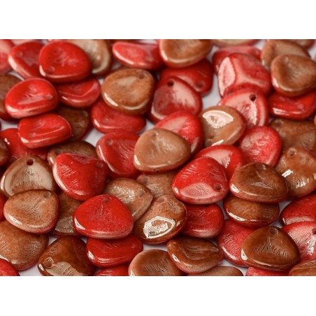 Rose Petal 8x7mm- Chalk White Funky Whine- 30 Pezzi