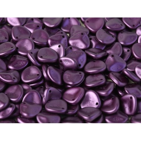 Rose Petal 8x7mm- Alabaster Pastel Bordeaux- 30 Pezzi