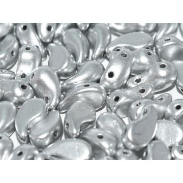 Zoliduo 5x8mm - Sinistra - Aluminium Silver - 20 Pezzi