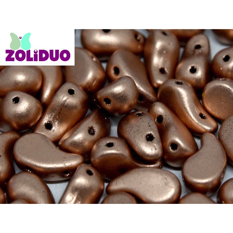 Zoliduo 5x8mm - Left - Brass Gold- 20 Pezzi