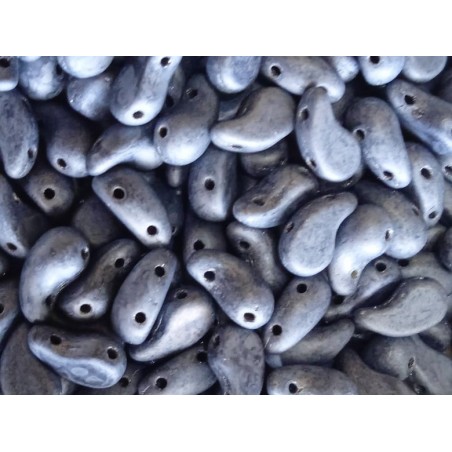 Zoliduo 5x8mm - Destra - jet hematite matte - 20 Pezzi