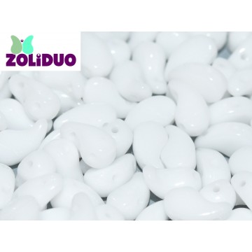 Zoliduo 5x8mm - Sinistra - Chalk White - 20 Pezzi