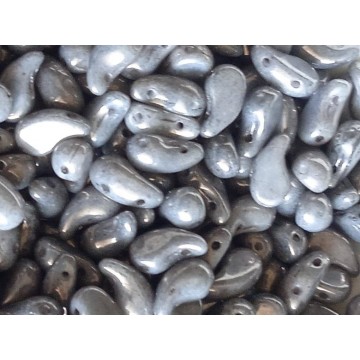 Zoliduo 5x8mm - Destra - Alabaster Grey Luster  - 20 Pezzi