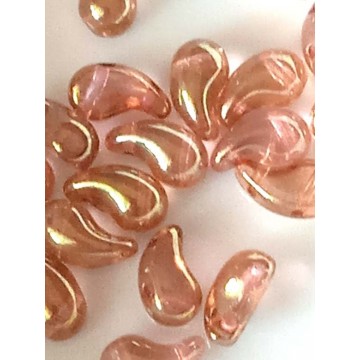 Zoliduo 5x8mm - Destra -Crystal Teracotta red -20 Pezzi