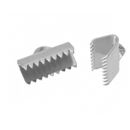 Terminale a barra- acciaio - 13x8mm - 10 pezzi