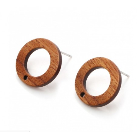 Perni legno - tondo  - diametro18mm - 1 coppia
