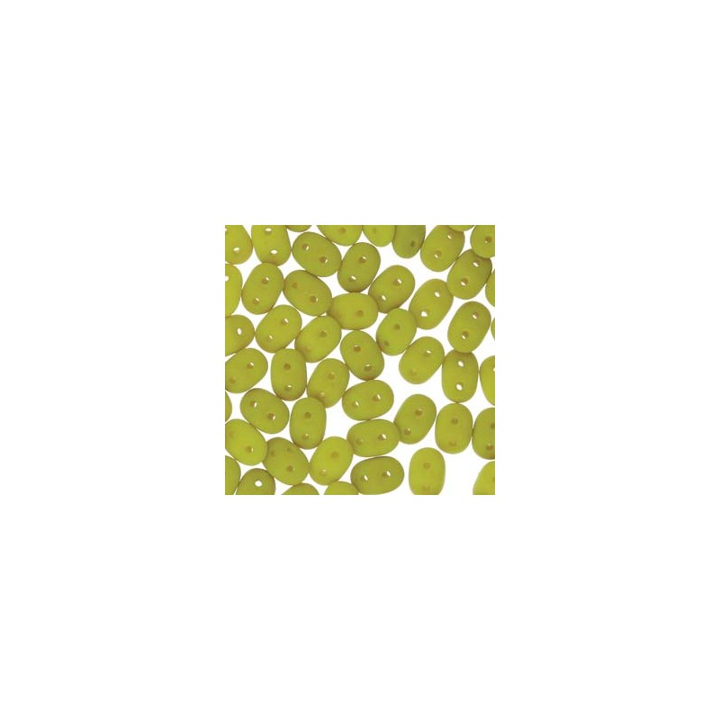 Superduo 5x2,5mm - matte velvet lemongrass - 10...