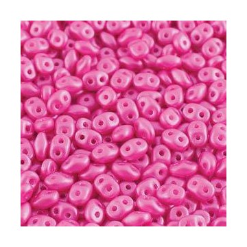 Superduo 5x2,5mm - pearl shine light fuchsia - 10 Grammi