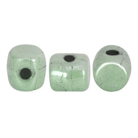 Minos® Par Puca® - opaque light green luster ceramic look - 5 grams