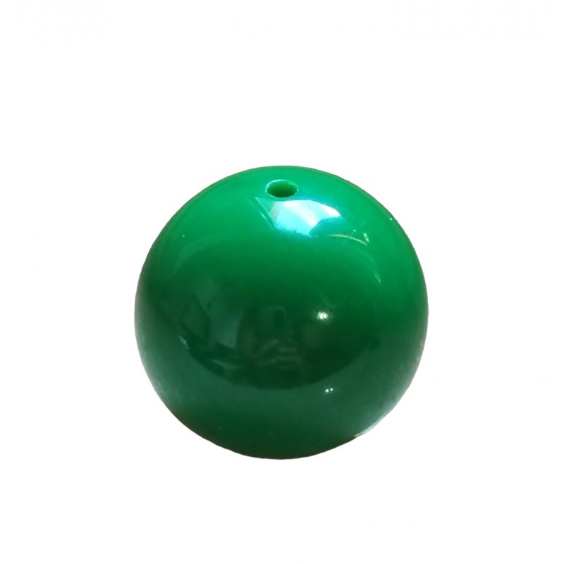 Perla 30 Mm - verde- 1 Pezzo - Resina Sintetica
