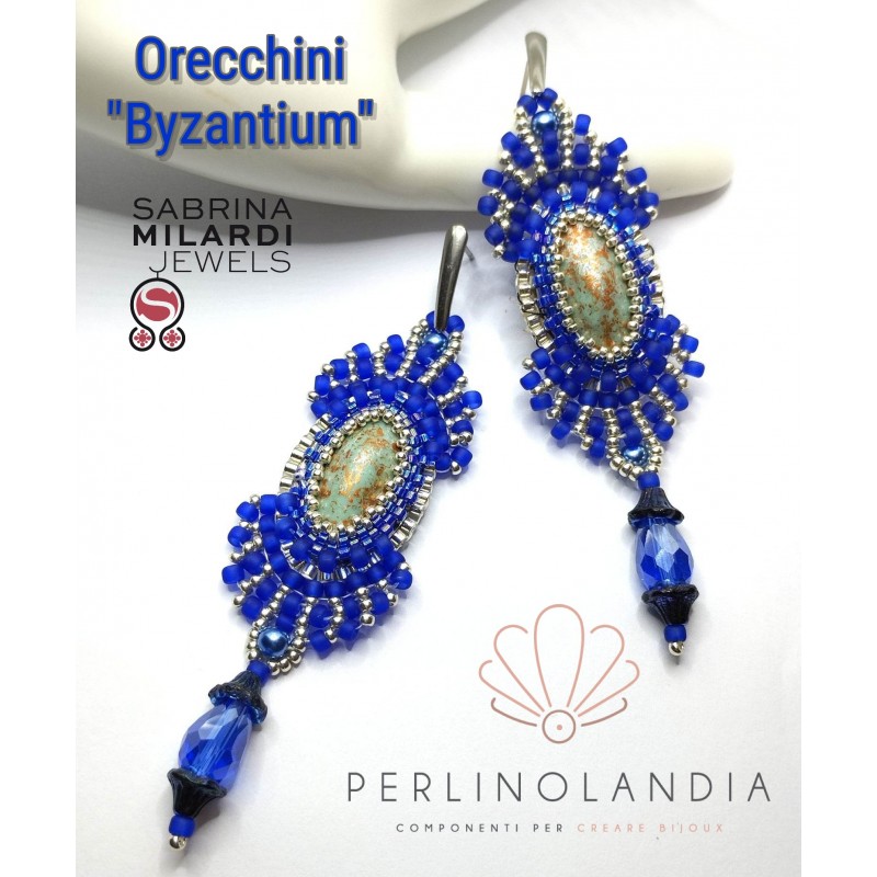 KIT +PDF Orecchini "Bizantium Di Sabrina...