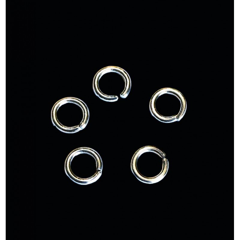 Open Steel Rings - 5x0,8mm - 5 grams (about 110...