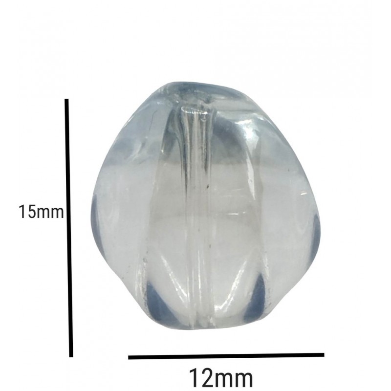 Gocce in cristallo cinese -15mmx12mm - crystal...