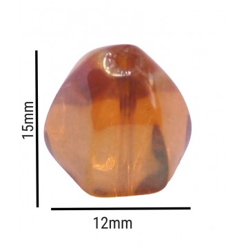 Gocce in cristallo cinese - 15mmx12mm- transparent...