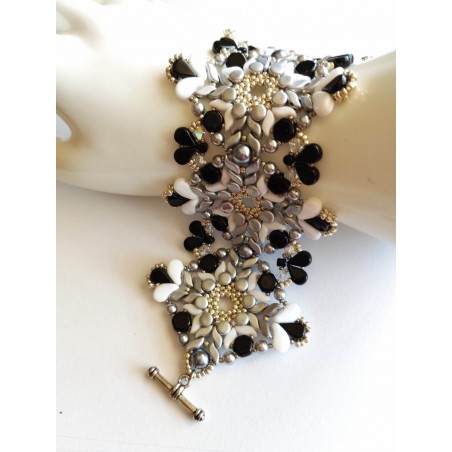 Bracciale "byzantinum" - gioiello finito - handmade -progetto di Sabrina Milardi